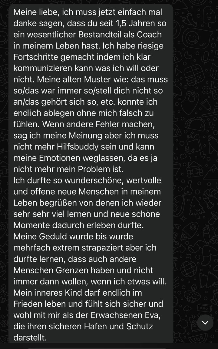 Kundenfeedback von Eva
