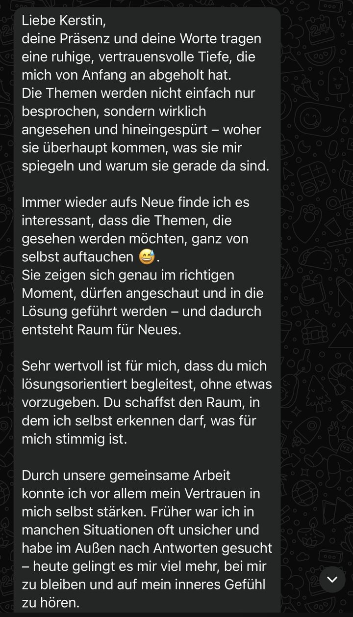 Kundenfeedback von Silvia